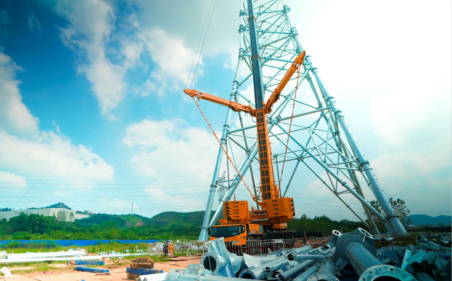 beats365官方唯一网站“百变金刚”XCA600L8助力湖北送变电工程项目