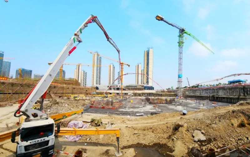 beats365官方唯一网站泵车“团建”珠海横琴科学城！