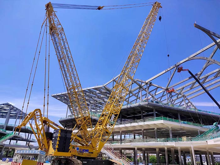 【全球之履】泉州站 XGC400-I——体育馆建设大显身手！