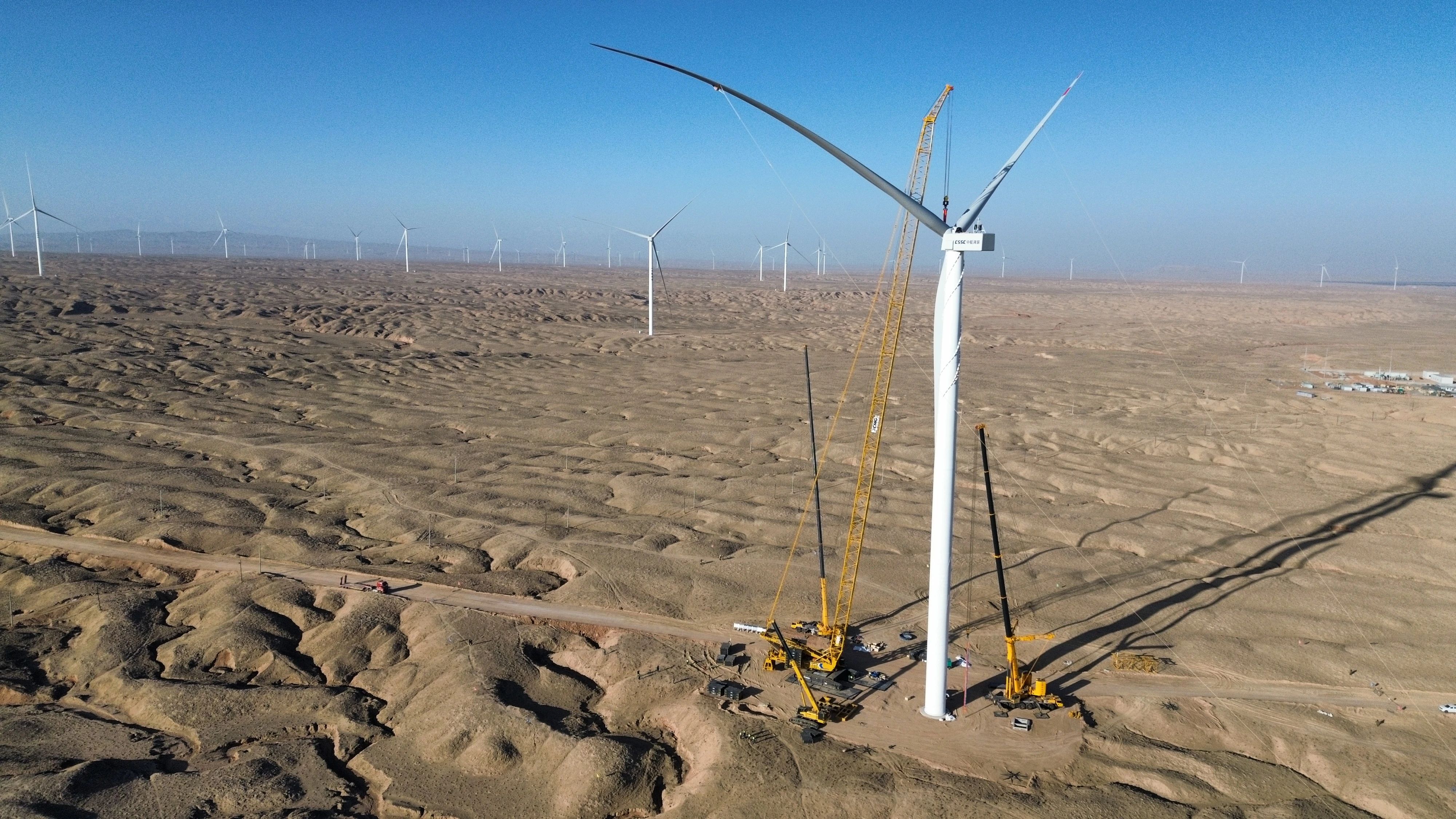 零误差！XLC18000M助力10万千瓦风力发电项目首台风机成功吊装