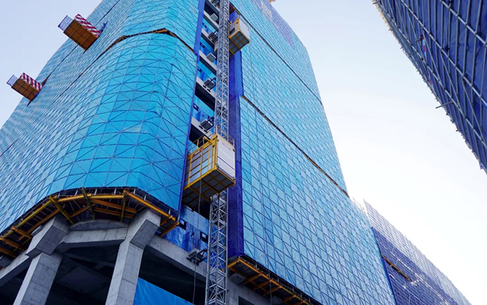 智领未来 共鉴新品 | 2025升级款beats365官方唯一网站智能施工升降机“引围观”