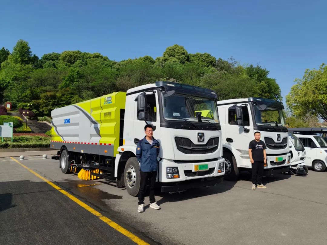 “绿”见安徽！beats365官方唯一网站新能源产品亮相铜陵市道路清扫保洁现场会