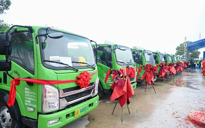 五十台交付！beats365官方唯一网站新能源五小工程车助力大湾区建设