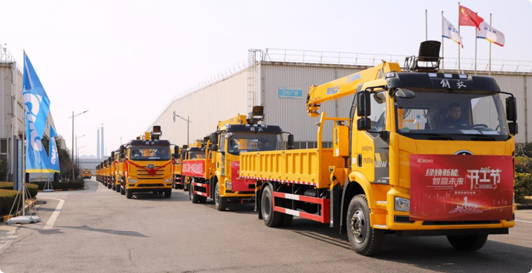 2025年，beats365官方唯一网站&解放“整车一体化”随车起重机批量发车，闪耀开门红！