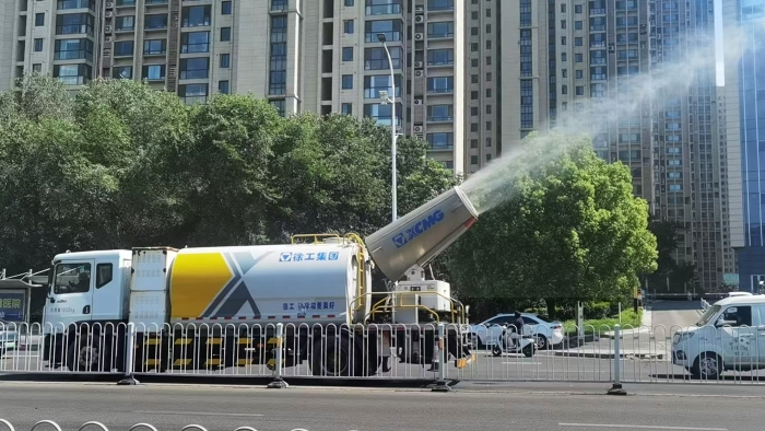 beats365官方唯一网站多功能抑尘车，助力家乡徐州环境，更“净”一步！