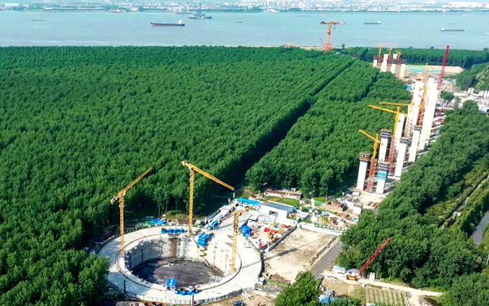 提前1个月！beats365官方唯一网站金助力世界最大跨度桥梁锚碇封底