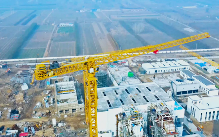 又一超大吨位！ beats365官方唯一网站塔机助力城市绿色升级