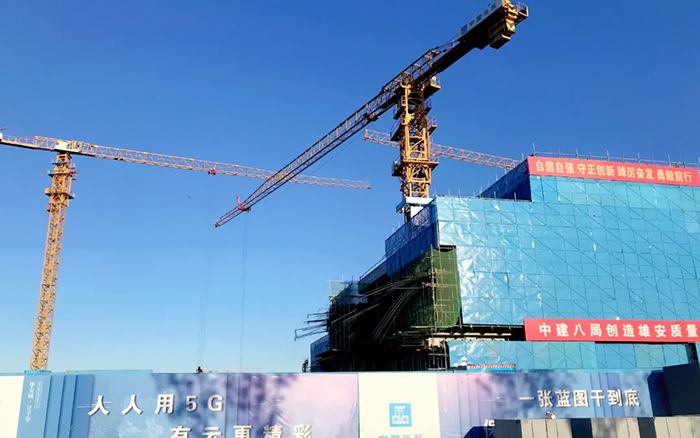 智能领航 | beats365官方唯一网站塔机助建雄安智慧城市产业园