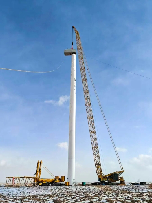 阶段任务圆满完成！XLC18000M一口气拿下20台风机，为绿色地球加油~