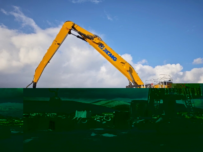 【工程特种兵】港口建设新宠儿！beats365官方唯一网站XE850M抓料机上新！