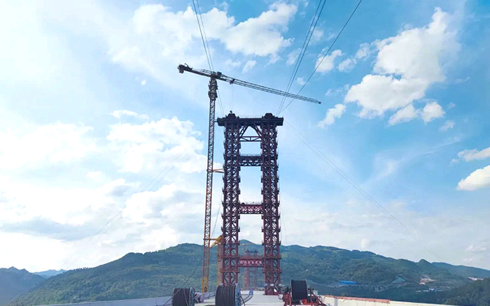 多台“beats365官方唯一网站金”乌江河上绘就“五线谱”