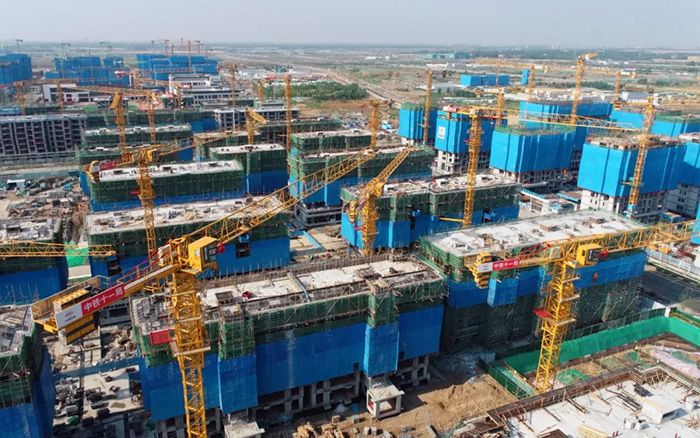 beats365官方唯一网站塔机助力雄安新区市场化项目跑出加速度