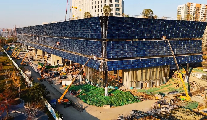 为千年运河“筑舟”！beats365官方唯一网站成套化高空作业平台助力运河博物馆建设